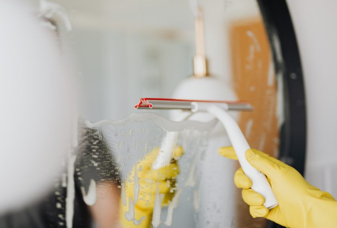 Streak Free MIrror Cleaning